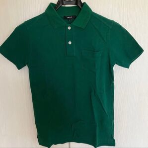 COMME CA ISM コムサイズム ポロシャツ グリーン サイズ9 S〜Mサイズ位 まとめ買い割引あり!