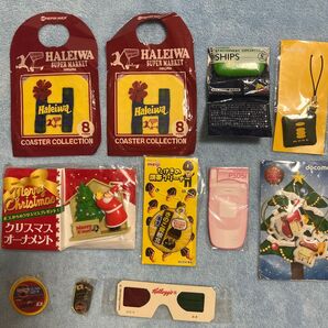 ノベルティグッズ まとめ売り 11点セット きのこの山 ハレイワ サッカー クリスマス