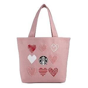 台湾限定 スターバックス バレンタイン トートバッグ ピンク Starbucks