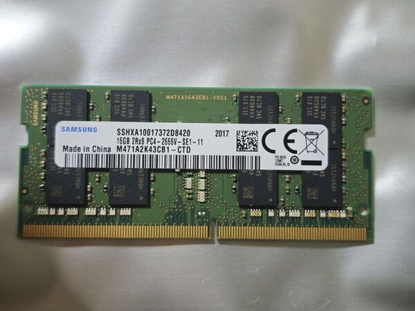 DDR4 メモリ ノート 16GB