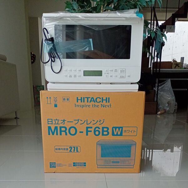 【新品未使用】日立オーブンレンジ MRO-F6B-W(ホワイト)