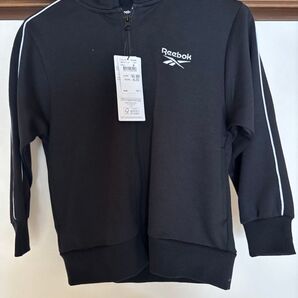 ジップパーカー パーカー スウェット ジップアップ 黒130