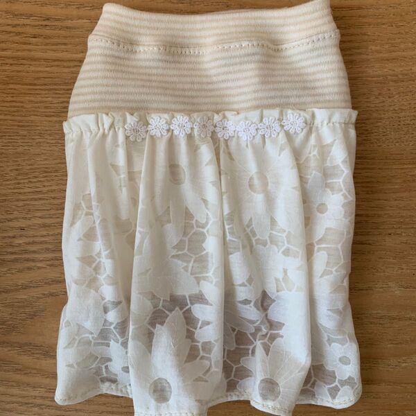 ハンドメイド マーガレットイエロー size S 淡色系 犬服 ペット服