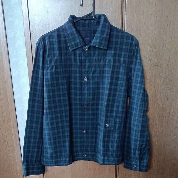 メンズ グローバルワーク 長袖シャツ M