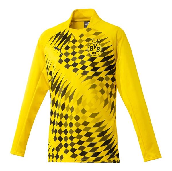 PUMA(プーマ)ドルトムント 23/24 プレマッチ ニットトップ(イエロー) ユニフォーム サイズXS