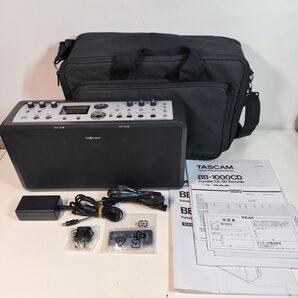 極美品 TASCAM ポータブルCD/SDレコーダー BB-1000CD 付属品完備