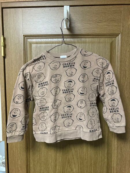 PEANUTS トレーナー 110サイズ チャーリーブラウン キッズ kids服 子供服 スウェット