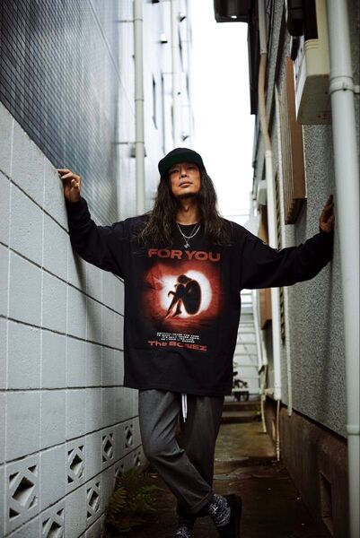 新品 The BONEZ ロングスリーブTシャツ Mサイズ 47AREAS