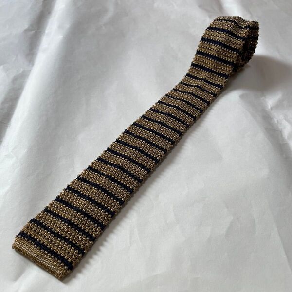 ダンヒル dunhill ニットタイ シルク ネクタイ イタリア製 美品 希少
