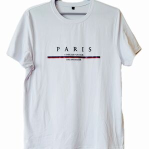 メンズ Tシャツ ホワイト 半袖Tシャツ XL