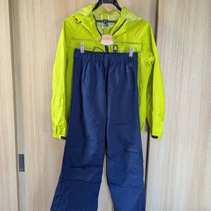 ワークマン FieldCore 高機能レインコートパーカーとストレッチレインパンツ 雨具 上下セット レインスーツ
