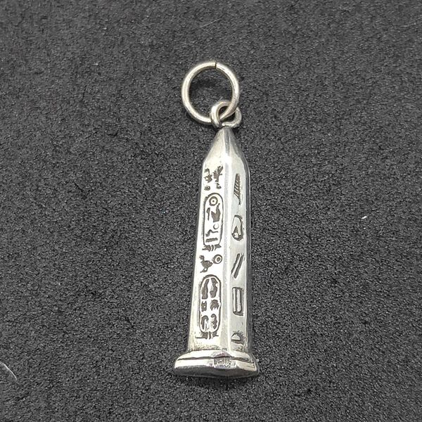 シルバー ペンダントトップ オベリスク エジプト ネックレス シルバー800 銀 silver