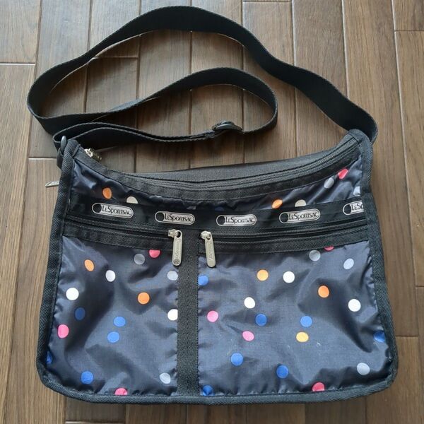 LeSportsac ドット柄 ショルダーバッグ