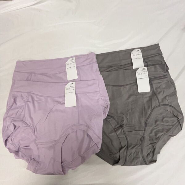 AS アズ ショーツ パンツ 4枚セット 3Lサイズ ラベンダー グレー 未使用