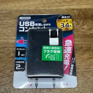 YAZAWA USB ACアダプター H63002UBK 未使用