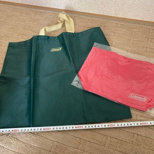 Colemanコールマン、折りたたみエコバッグ、新品ミニトートバッグ、アウトドア、レジャー