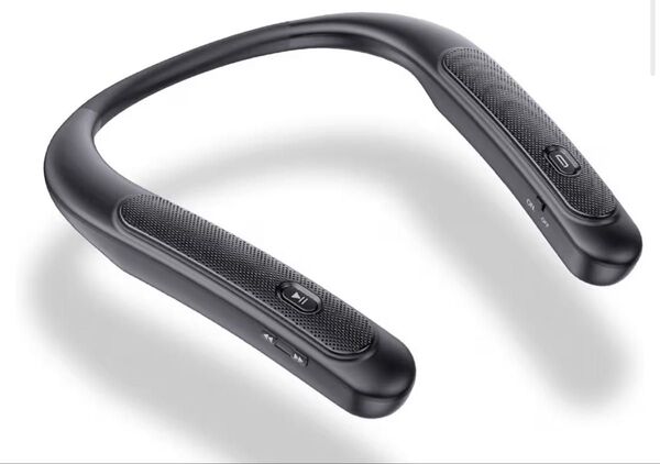 ネックスピーカー Bluetooth 5.4 対応 ウェアラブルネックスピーカー 日本語音声案内 首掛けスピーカー 耳元 肩掛け