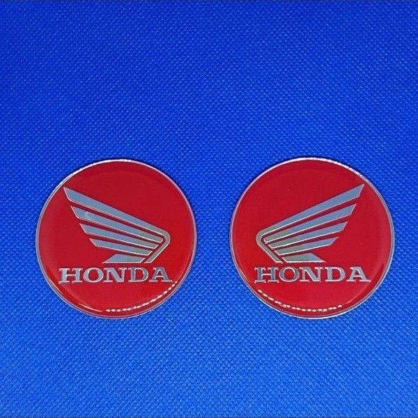 アウトレット HONDA ウイングマーク タンク エンブレム 6cm レッド / CBX CB ホンダ ステッカー シール 旧車