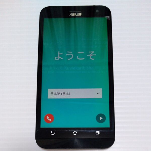 zenfone2 laser ASUS Z00ED ZE500KL BK16エースース スマホ Zenfone Android