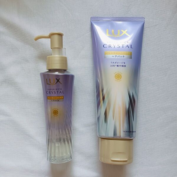 LUX スーパーリッチクリスタル マルチダメージケア ヘアパック オイル