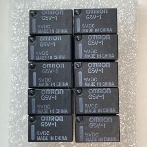 OMRON G5V-1 5VDC小型リレー10個セット