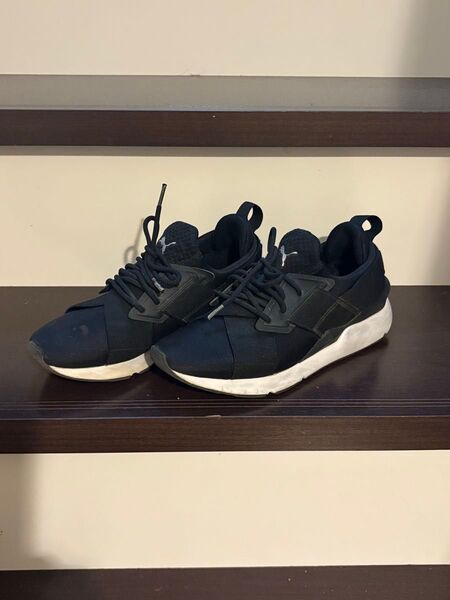 PUMA Muse Satin EP ウィメンズ スニーカー 23.5cm ブラック