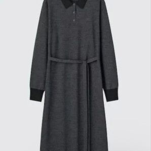 ユニクロ×JW ANDERSON 長袖ワンピース ダークグレー
