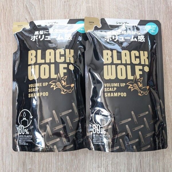 ブラックウルフ 330ml 2袋 シャンプー 大正製薬 ボリュームアップ