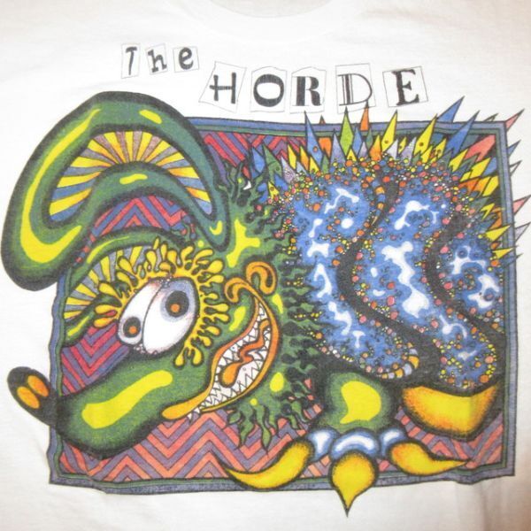 ★送料込み★ 90's 1992年 THE HORDE Tシャツ 音楽フェス バンドTシャツ BLUES TRAVELER PHISH ロラパルーザ ウッドストック