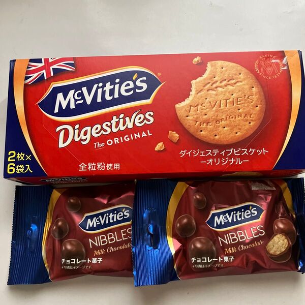 マクビティ ダイジェスティブビスケット オリジナル ニブルズ NIBBLES ミルクチョコレート