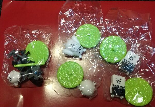 5個セット チョコサプ にゃんこ大戦争-ネコ ネコックマ 狂乱のネコカベ 影傑ダークダルターニャ