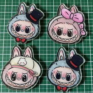 らぶぶ ラブブ Labubu 6cmアクリルセット