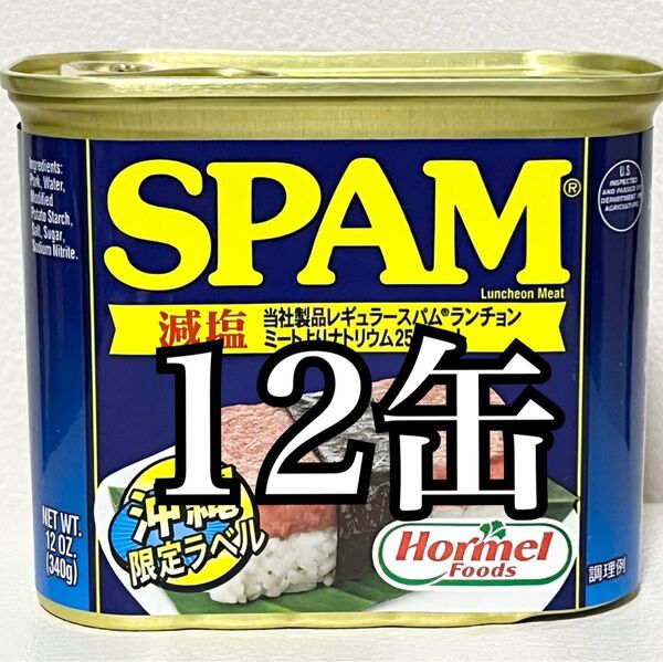 スパムポーク(減塩)12缶 ポークランチョンミート