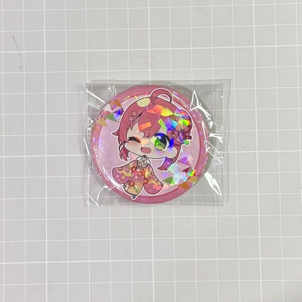 【クーポン消化】さくらみこ ほろ〜かる 缶バッジ ホロライブ 京都 スタンプラリー 特典