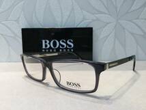 【新品】HUGO BOSS ヒューゴボス BOSS-6027J メガネフレーム☆グレー 未使用_画像3