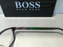 【新品】HUGO BOSS ヒューゴボス BOSS-6027J メガネフレーム☆グレー 未使用_画像6