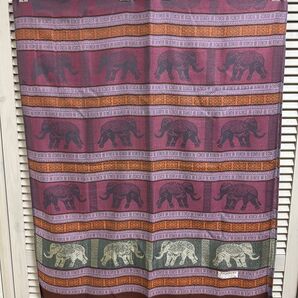 【Pashmina】 カシミヤ100% ストール 象模様