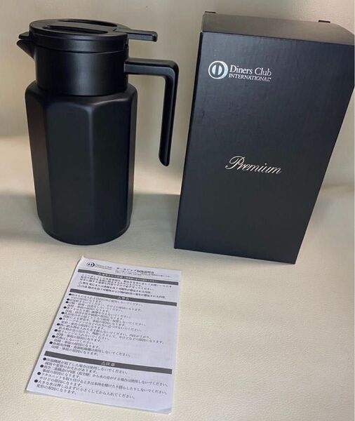新品 Diners Club Plemium サーモジャグ 保温保冷ポット ダイナースノベルティ