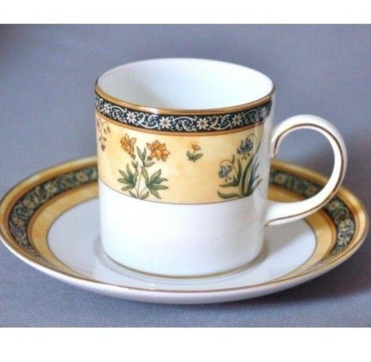 お値下げ!【未使用品に近い】一客 ウェッジウッドインディア コーヒーカップ&