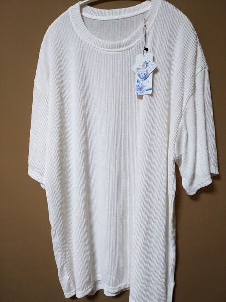 半袖Tシャツ カットソー 白 ホワイト 未使用3XL