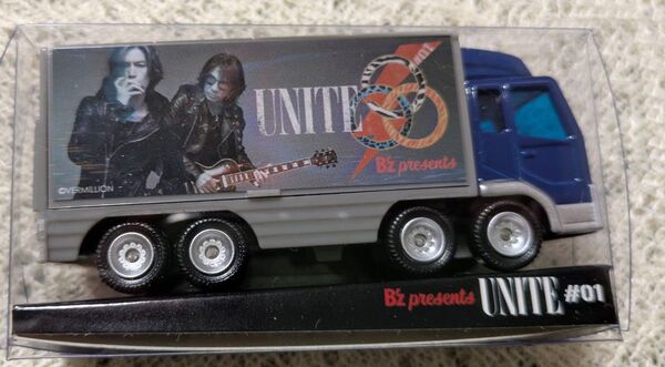 未使用★B'Z UNITE #01 ツアートラック UNITE ミニカー