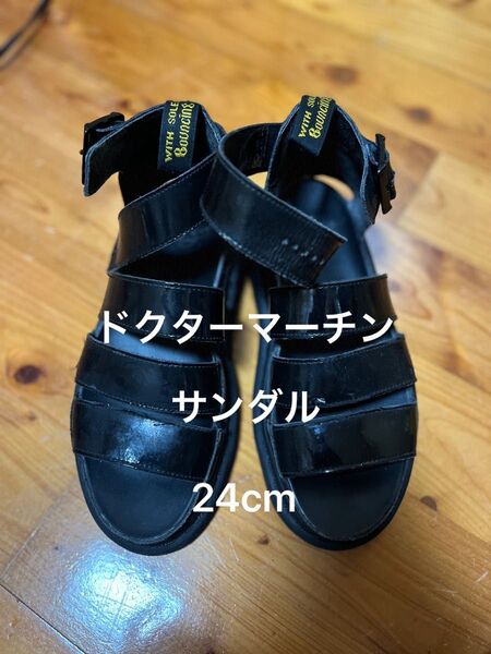 Dr.Martens BLAIRE PATENT UK4 サンダル 夏
