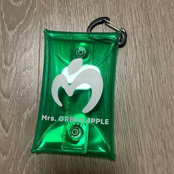 Mrs. GREEN APPLE ロゴ ポーチ グリーン ESPOカード