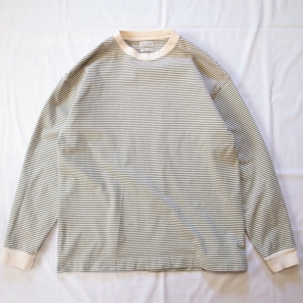 Steven Alan LIGHT BORDER LONG SLEEVE ロングスリーブ Tシャツ ロングスリーブ Long sleeve スティーブン アラン border shirt ボーダー