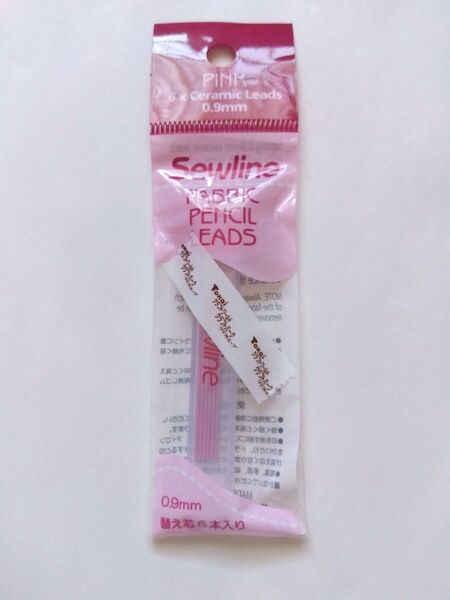 ソーライン 水で消せる布用シャープペンシル 替芯 0.9mm 6本入り