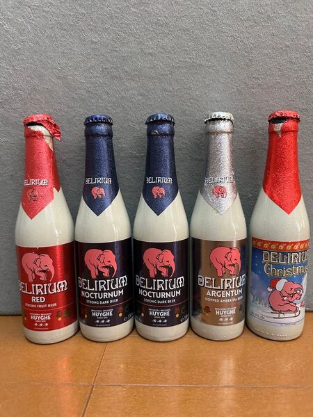Delirium Tremens デリリウム ベルギー クラフト ビール 空瓶 5本 セット