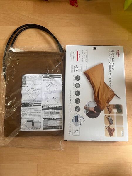 Petio ペットのための厚型ソフトヒーター M ブラウン 未使用