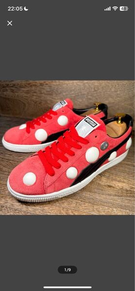 ◆PUMA by MIHARA YASUHIRO◆プーマ ミハラヤスヒロ 26.0cm スニーカー レッド ドット スエード