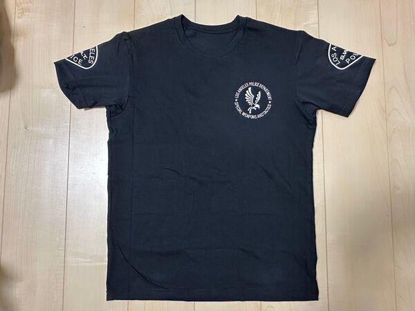LAPD SWAT Tシャツ ブラック XLサイズ サバゲー コスプレ BDU