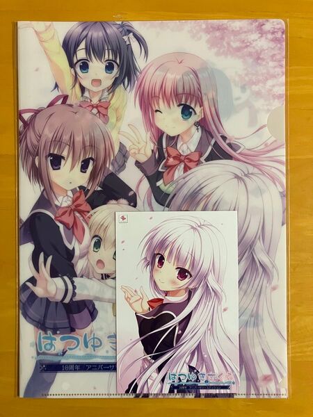 はつゆきさくら A4クリアファイル イラストカード
